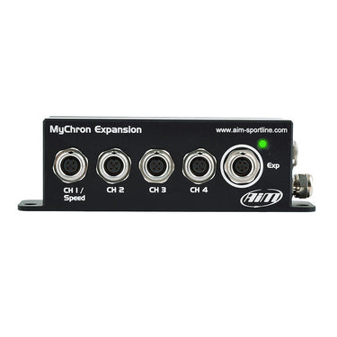 AiM MyChron Expansion module on a white background